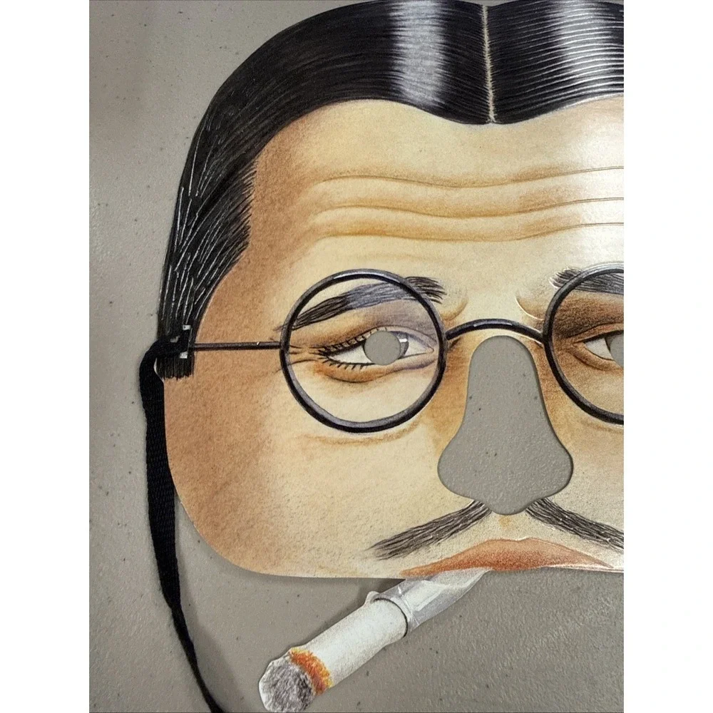 Vintage Paper Masters‎ ROARING TWENTIES Flapper Mask Smoking Man